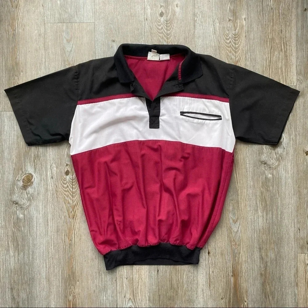 Vintage Bowling T-Shirt with  Pocket